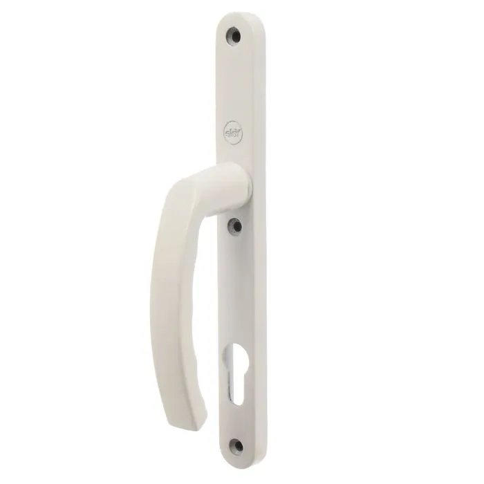 Maner usa PVC, cu sild, 35 A023 92 3P 5001, pentru cilindru, metal, alb, 92 mm