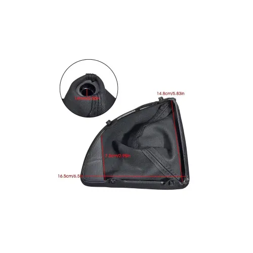 Manson schimbator imitatie piele si maner compatibil BMW cu 2 adaptoare pentru 5 si 6 viteze — imaginea 4
