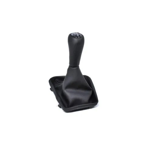 Manson schimbator imitatie piele si maner compatibil BMW E46 cu 2 adaptoare pentru 5 si 6 viteze