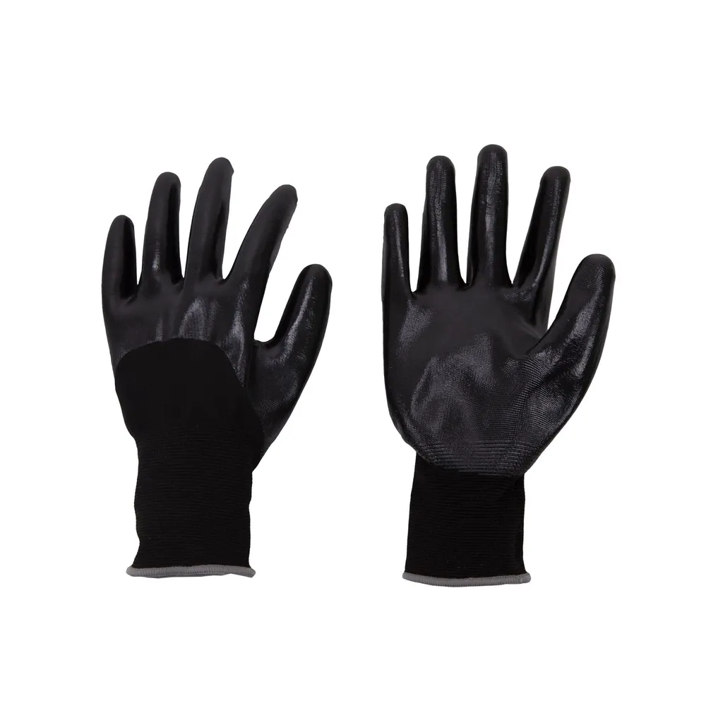 Manusi protectie pentru mecanic, Dexter, nylon+nitril, marimea 10 (XL), negru