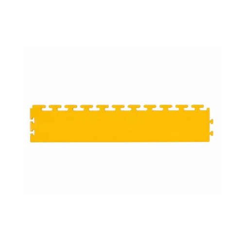 Margine pardoseala modulara PVC pentru garaj galben 500 x 100 x 6 mm