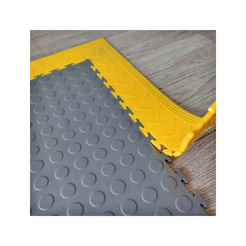 Margine pardoseala modulara PVC pentru garaj gri 500 x 100 x 6 mm — imaginea 3