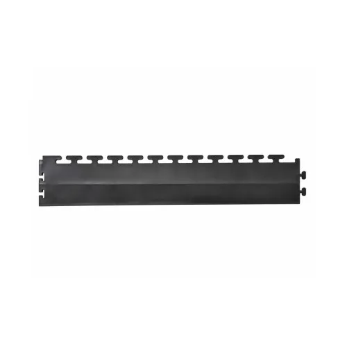 Margine pardoseala modulara PVC pentru garaj negru 500 x 100 x 6 mm