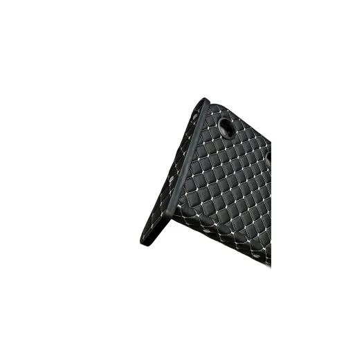 Masa de bord cu 2 suporti pentru pahare ,piele ecologica culoare Negru cusatura Gri compatibila Iveco Daily 2007-2014 — imaginea 2