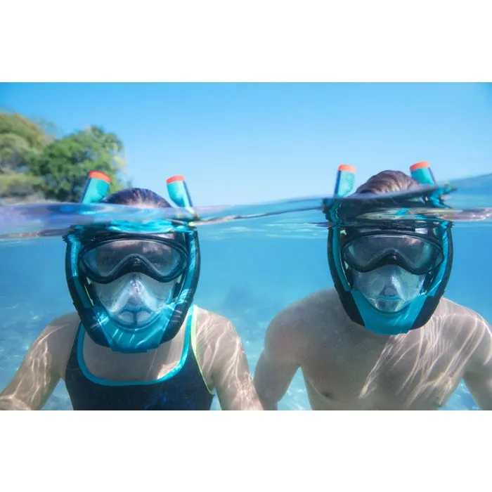 Masca de scufundare, Hydro Pro Bestway 24058, marime L/XL, silicon + ABS, albastru + negru — imaginea 4