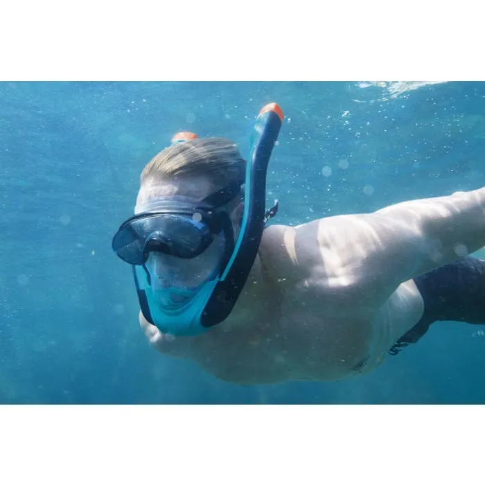 Masca de scufundare, Hydro Pro Bestway 24060, marime S/M, silicon + ABS, albastru + negru — imaginea 4