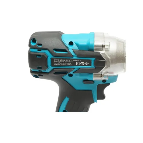 Masina de insurubat cu impact 1/2 inch 400Nm brushless 21V 2 acumulatori 3Ah trusa 31 piese Breckner Germany — imaginea 7