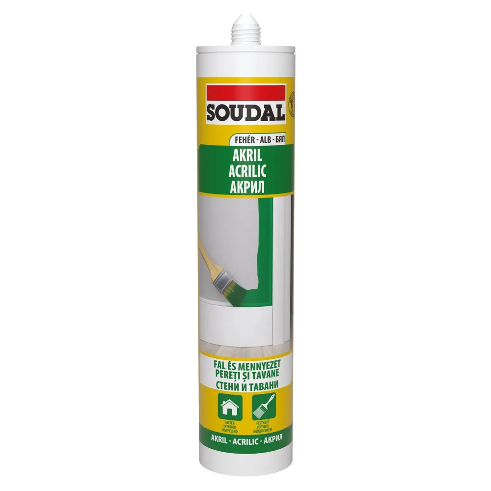Mastic acrilic zidarie, Soudal, alb, 280 ml
