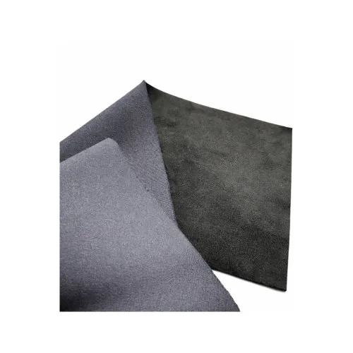 Material alcantara premium fara burete 1mm negru pentru huse scaun si stalpi auto — imaginea 2