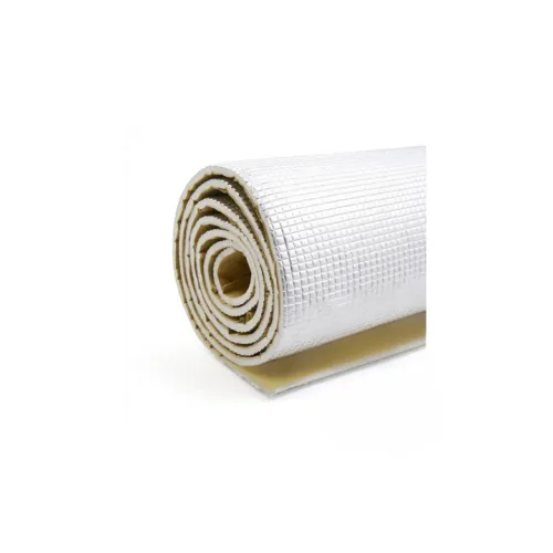 Material insonorizant auto cu aluminiu autoadeziv 6 mm 1 x 10 m