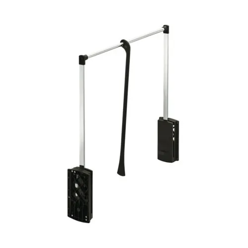 Mecanism ridicare haine Hafele, metal gri, 770x1200mm, 1 bucata