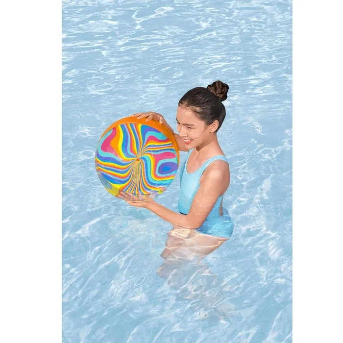 Minge plaja Bestway Fruit 31042, PVC, multicolor, D 34 cm — imaginea 4