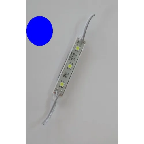 Modul 3 SMD 5050 24V lumina albastra