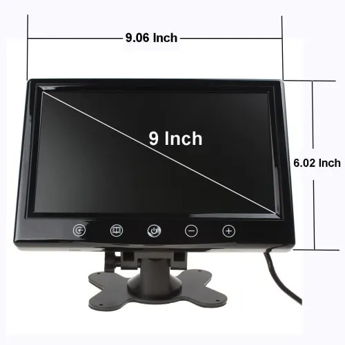 Monitor camera marsarier 9 inch 12V — imaginea 5