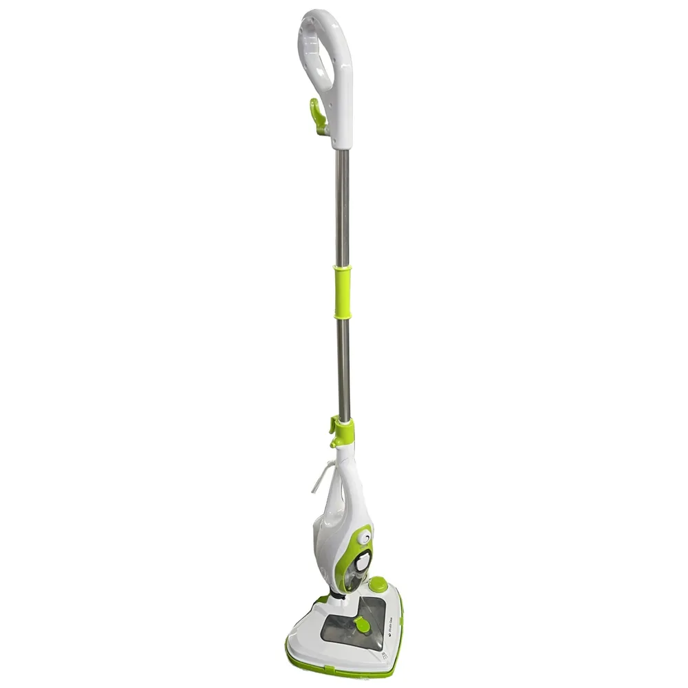 Mop cu aburi Studio Casa Vaporella Medicare SC2121, 1500 W, 400 ml, presiune abur 3.5 bari, debit abur 45 g/min, buton pentru ajustarea fluxului de abur, 31 x 26 x 120 cm, alb + verde