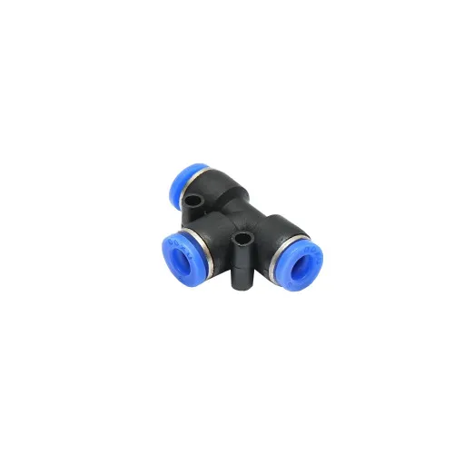 Mufa rapida T pentru furtun 6 mm din plastic — imaginea 3