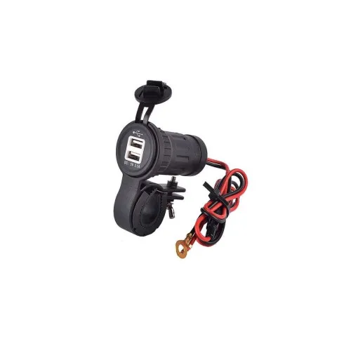 Mufa USB moto cu adaptor 3.1A
