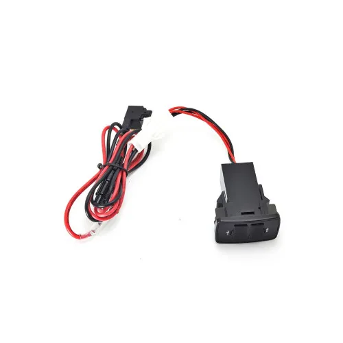 Mufa USB pentru bord cu capac din cauciuc cu 2 porturi — imaginea 3