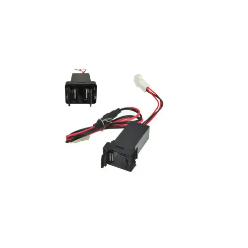 Mufa USB pentru bord cu capac din cauciuc cu 2 porturi