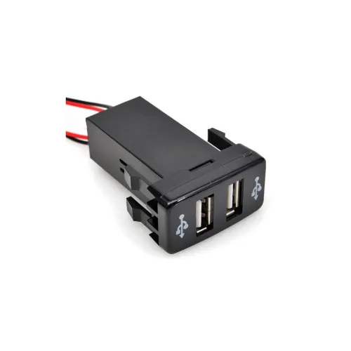 Mufa USB pentru bord din cauciuc cu 2 porturi — imaginea 2