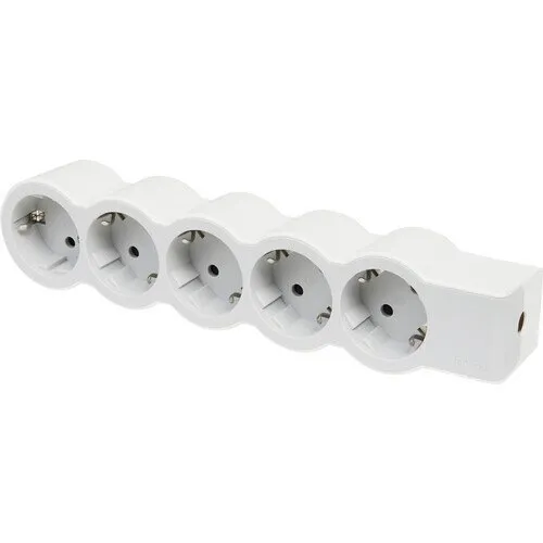 Multipriza electrica fara cablu Legrand RevOlution 5 prize alb/gri