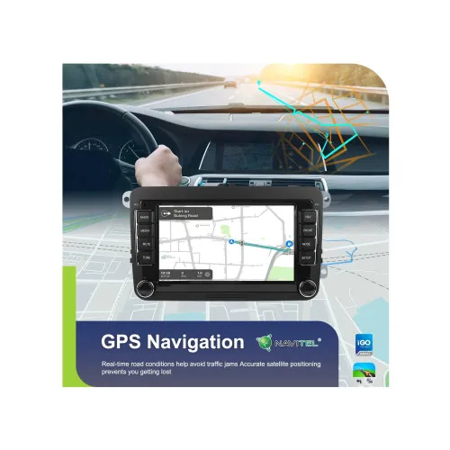 Navigatie Android 7 inch 4GB+64GB CarPlay Android Auto GPS WIFI compatibila Volkswagen Seat Skoda — imaginea 3
