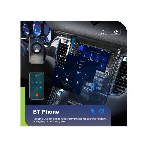 Navigatie Android 7 inch 4GB+64GB CarPlay Android Auto GPS WIFI compatibila Volkswagen Seat Skoda — imaginea 5