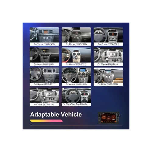 Navigatie Android 7 inch compatibila Opel 2GB 64GB CarPlay Android Auto GPS WiFi — imaginea 7