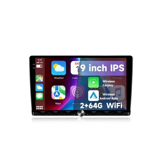 Navigatie Android 9 inch, 2GB RAM, 64GB, Bluetooth, pentru autoturisme
