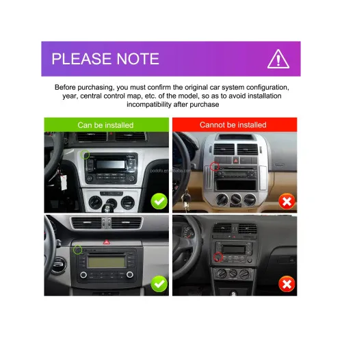 Navigatie Android 9 inch 4GB+64GB CarPlay Android Auto GPS WIFI FM RDS compatibila Volkswagen — imaginea 5
