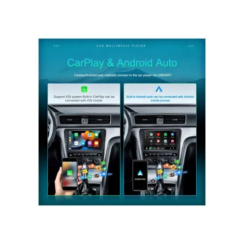 Navigatie Android auto ecran 9 inch 2GB 64GB CarPlay Android Auto GPS WiFi FM RDS — imaginea 5