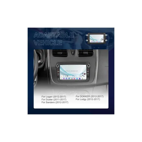 Navigatie Android ecran 7 inch 2GB+64GB CarPlay Android Auto GPS WIFI FM RDS compatibila Dacia — imaginea 6