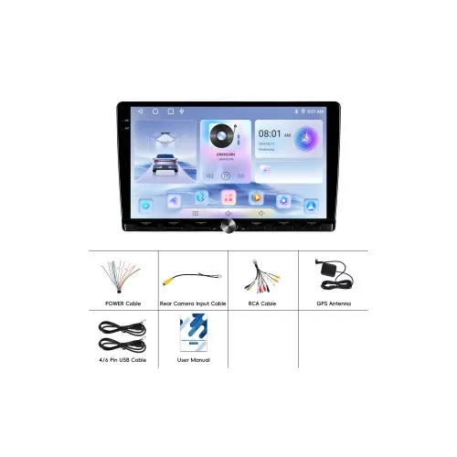Navigatie Android ecran 9 inch 2GB+64GB CarPlay Android Auto GPS WIFI FM RDS — imaginea 5