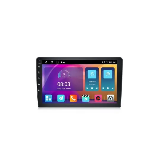 Navigatie GPS Android, 9 inch, 2GB RAM, 64GB, CarPlay, Android Auto, suport WiFi, pentru autoturisme