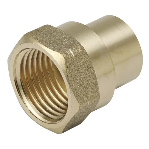 Niplu adaptor bronz (interior - filet exterior) 15x1/2", 10 buc