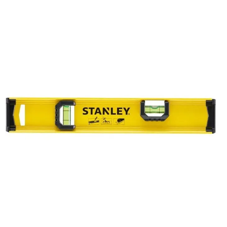 Nivela cu bula, Stanley 0-42-072, cu 2 indicatori, din aluminiu, 300 mm