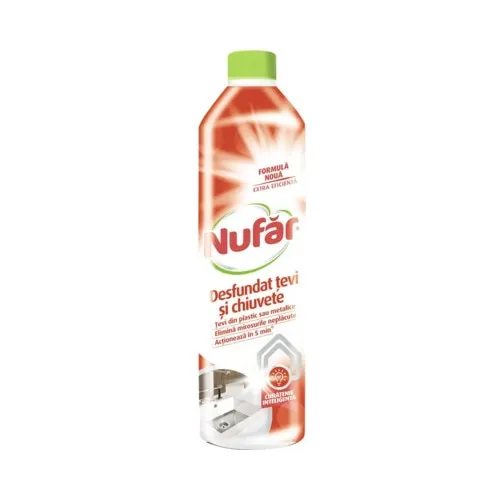 Nufar desfundat tevi si chiuvete, lichid, 1L, extra eficient