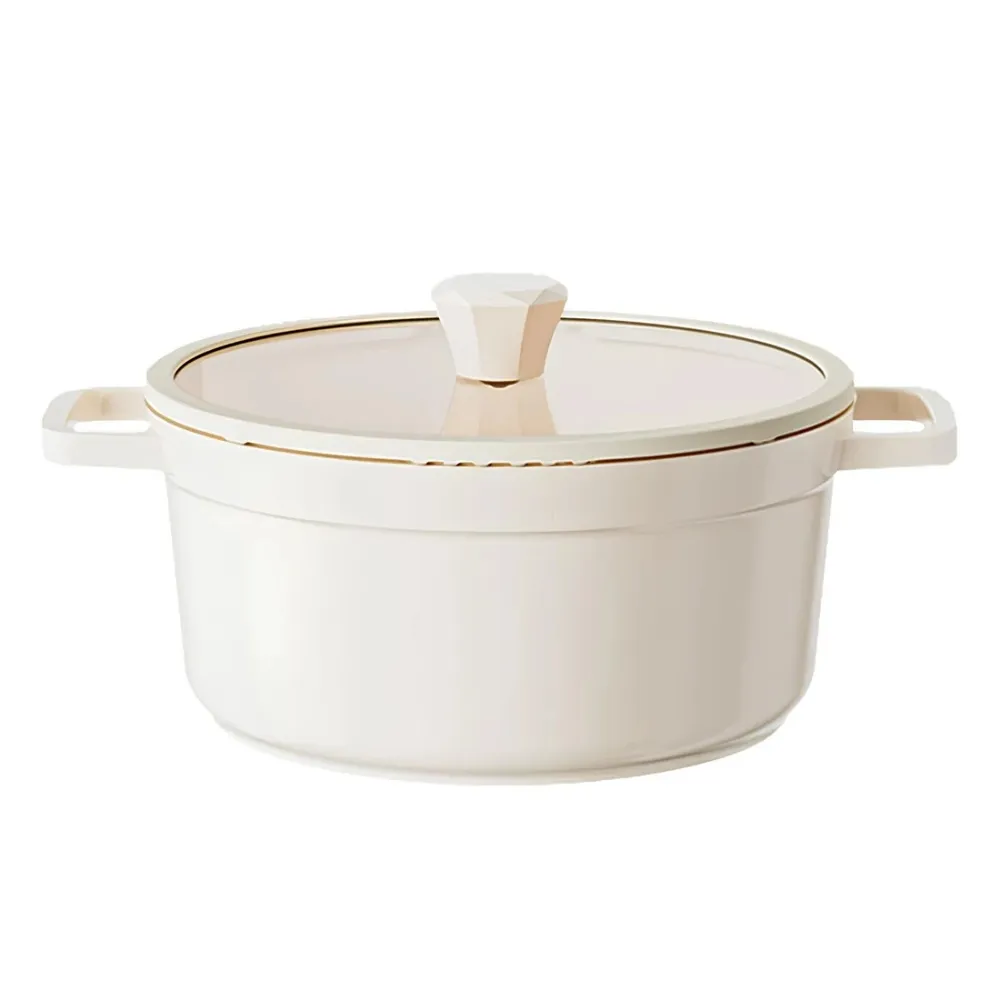 Oala B31624WE1000, cu capac, aluminiu, 4.75 l, 24 cm
