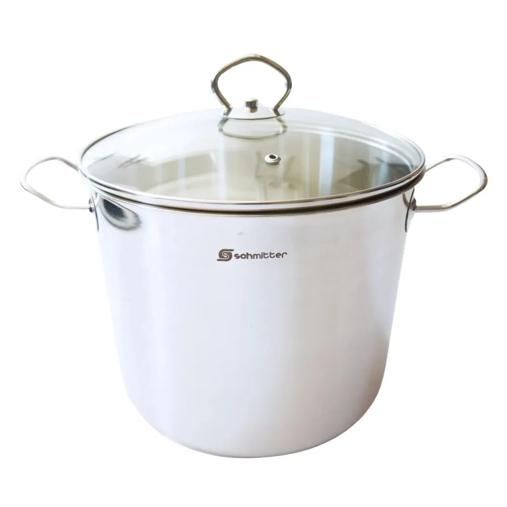 Oala inox, cilindrica, 302.24, 9 L, 24 x 20 cm