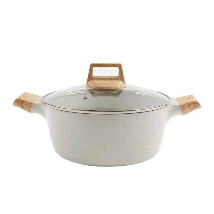 Oala Y25-T-24, cu capac, aluminiu, 3.7 l, 24 cm