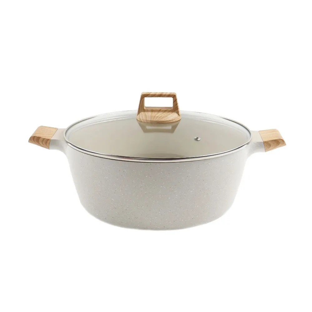 Oala Y25-T-32, cu capac, aluminiu, 8.7 l, 32 cm