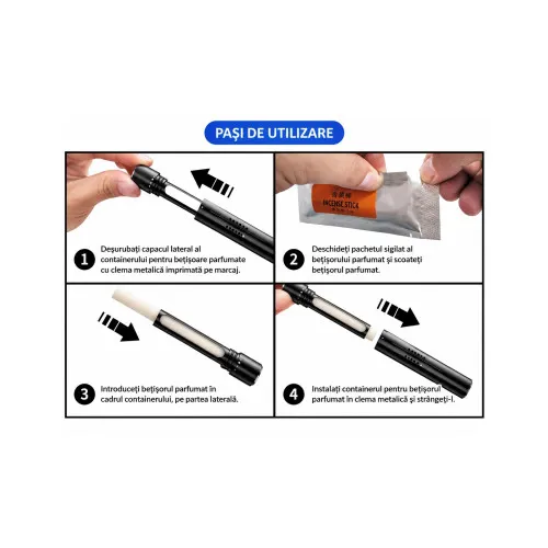 Odorizant auto pentru grila ventilatie din aluminiu cu rezerva parfumata Tabacco Vanilie Iasomie — imaginea 4