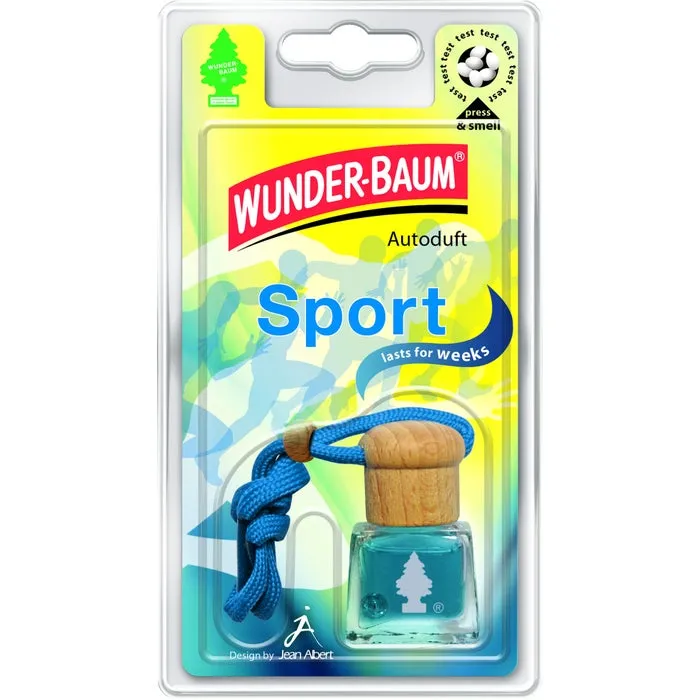 Odorizant auto, sticluta, Wunder - Baum, sport, 4.5 ml