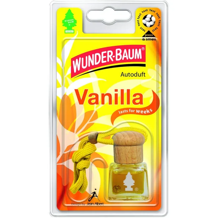 Odorizant auto, sticluta, Wunder - Baum, vanilie, 4.5 ml
