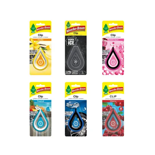Odorizant auto Wunder-Baum Clips cu prindere tip clama diverse esente
