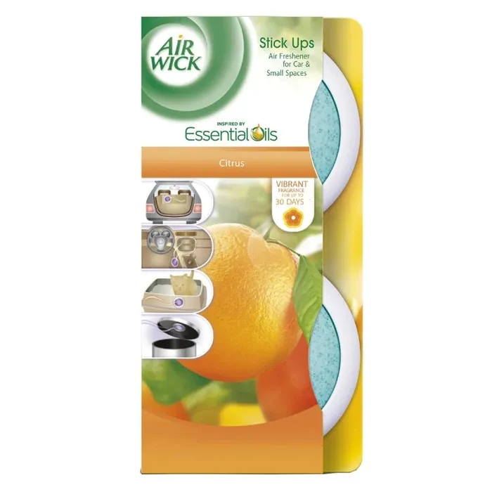 Odorizant camera Air Wick, gel, citrice, 2 x 30 g