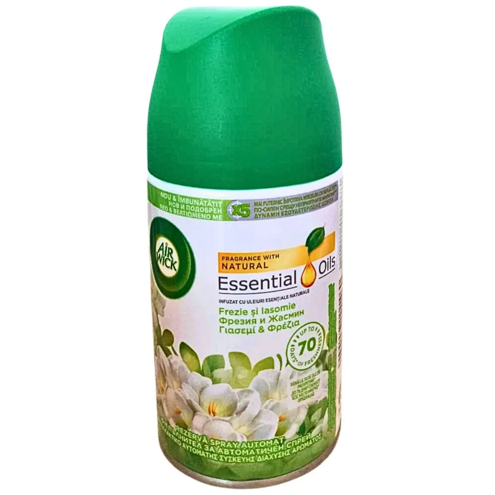 Odorizant camera Air Wick, rezerva, frezie si iasomie, 250 ml