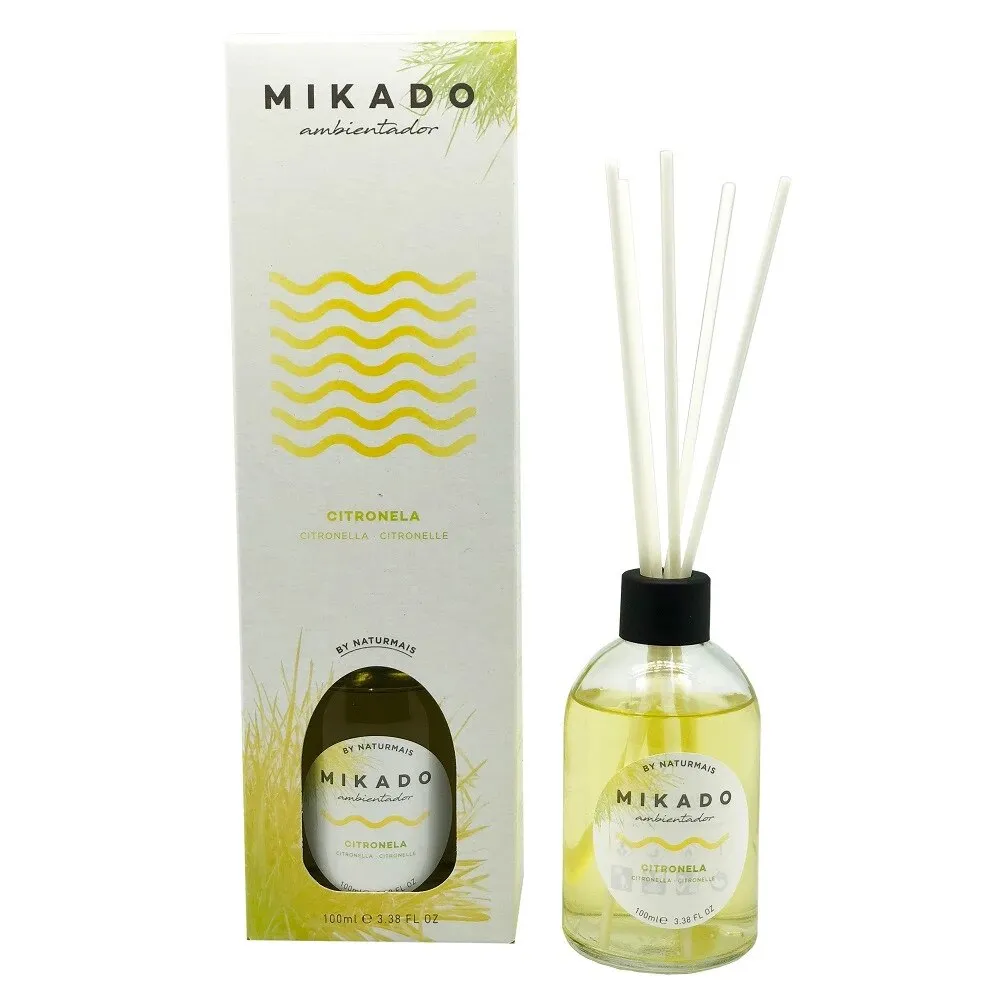Odorizant camera cu betisoare, Mikado, Citronella, 100 ml