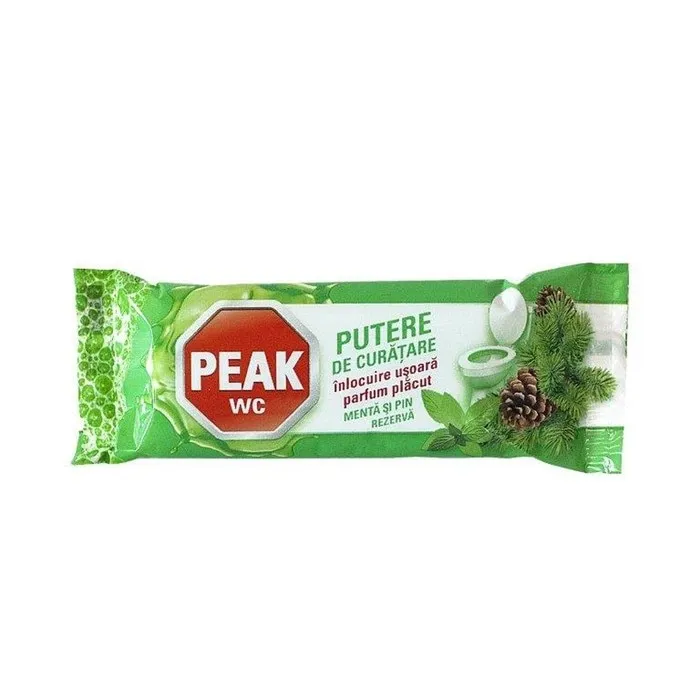 Odorizant wc baie Peak WC, rezerva, menta & pin, 40 g