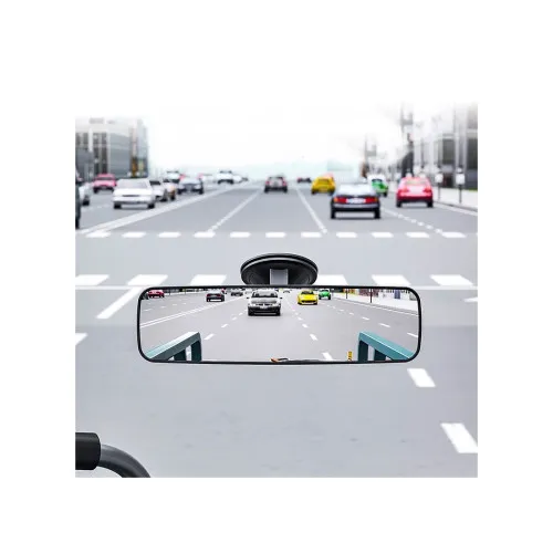 Oglinda interioara auto universala cu ventuza 28 cm — imaginea 2